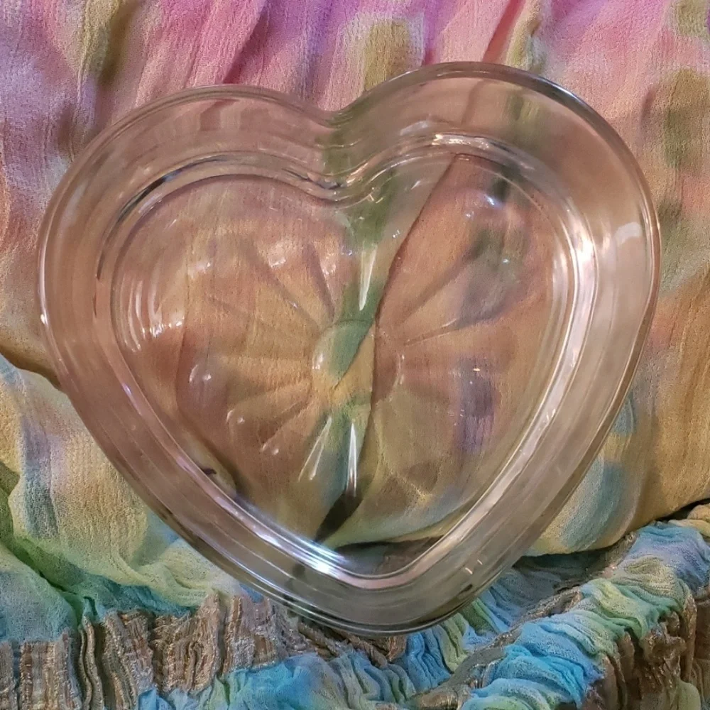 Heart shaped candy dish